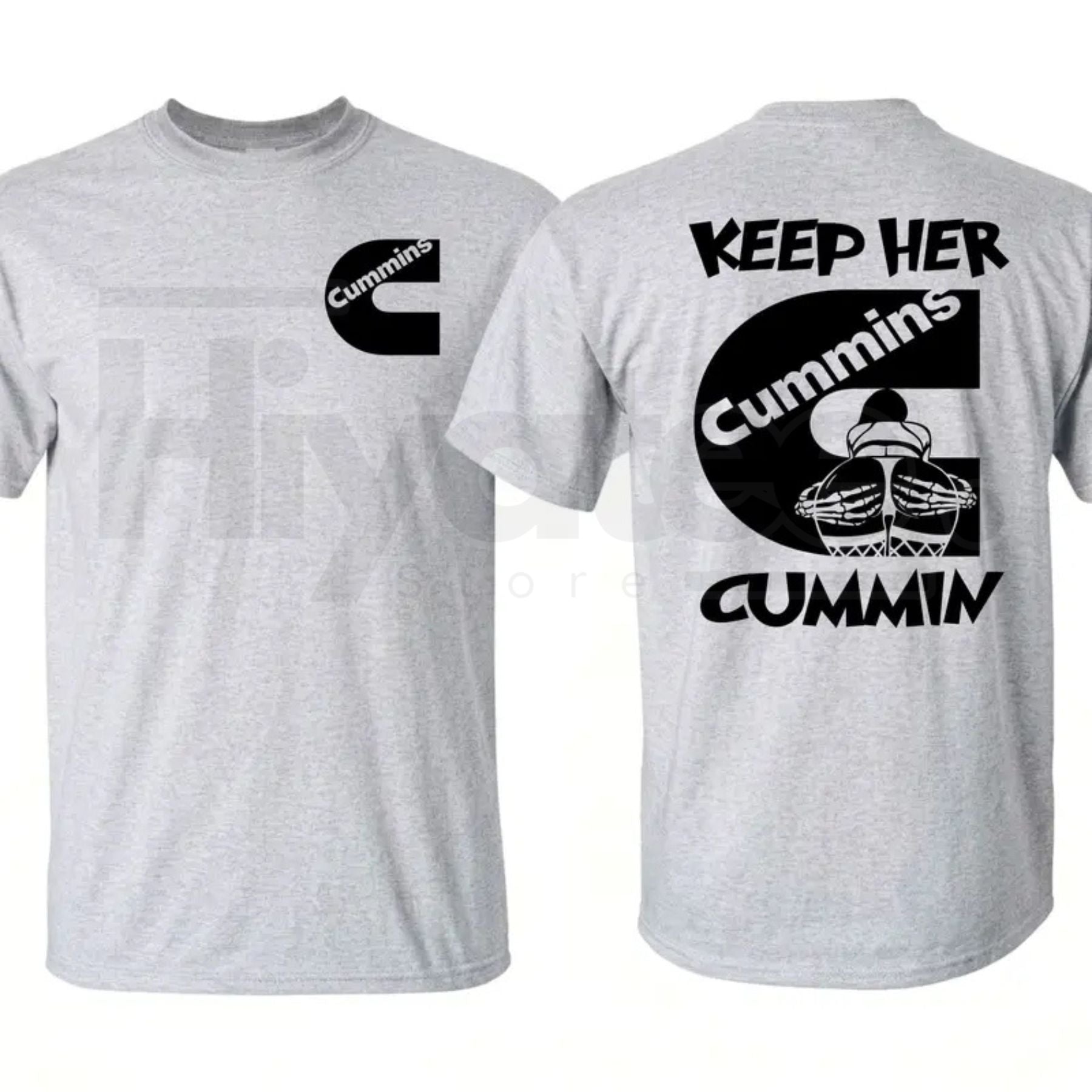 "Diesel Power" – Funny Retro Diesel Truck Streetwear Graphic Top